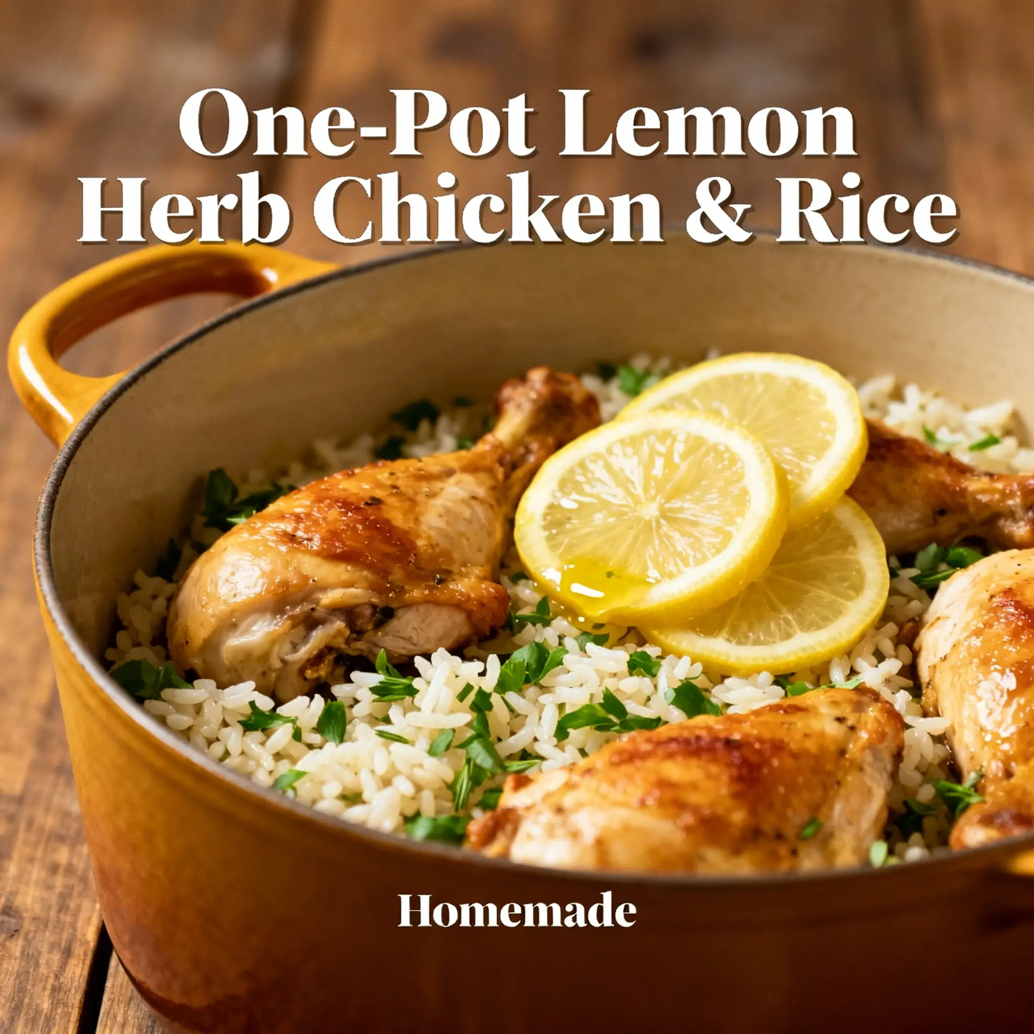 One-Pot Lemon Herb Chicken & Rice