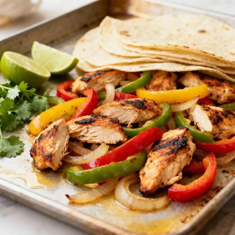 Sheet Pan Chicken Fajitas