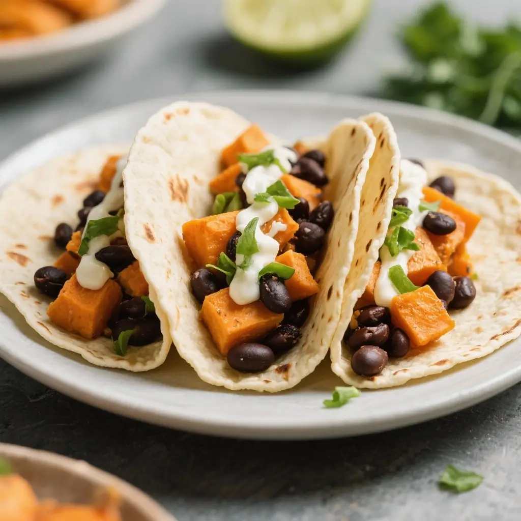 Sweet Potato Black Bean Tacos
