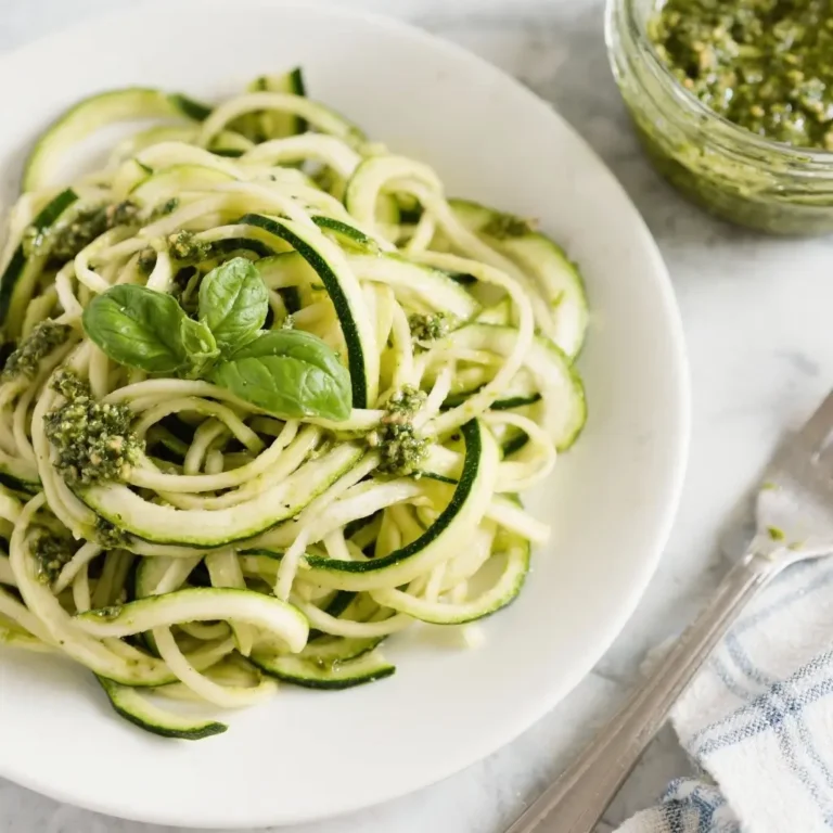 Zucchini Noodles with Pesto