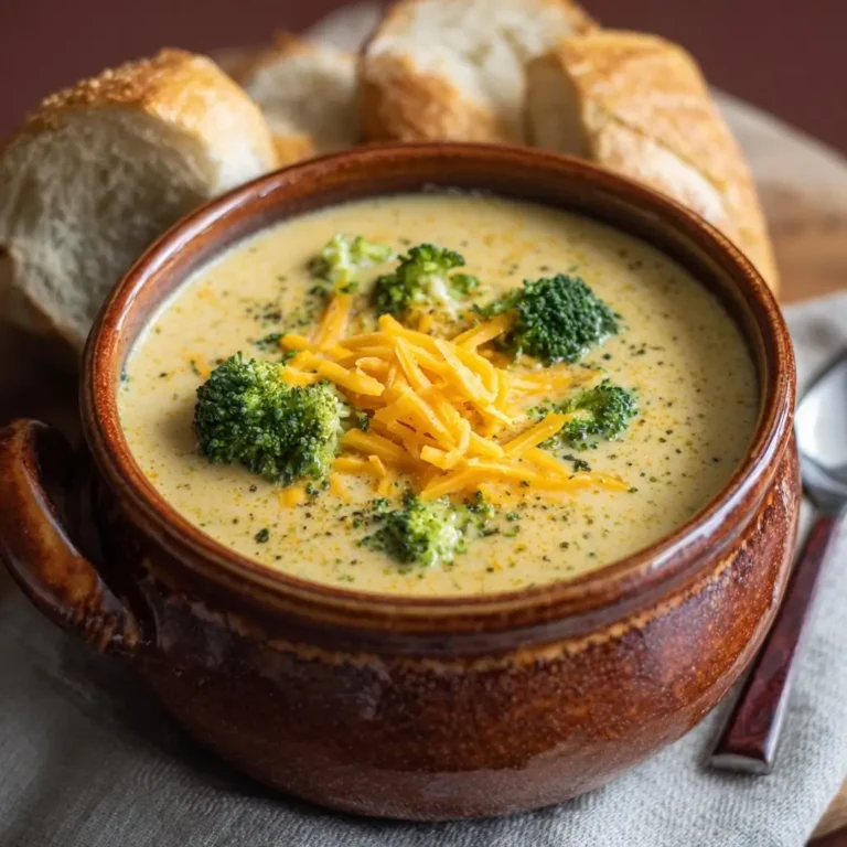Broccoli Cheddar Copycat Soup