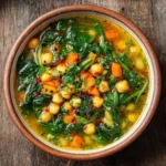 Chickpea Spinach Detox Soup