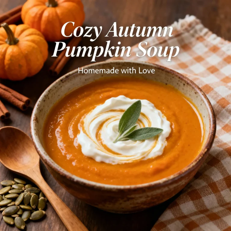 Cozy Autumn Pumpkin Soup