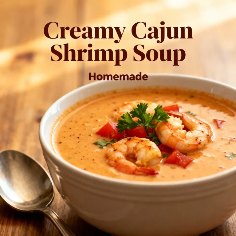 Creamy Cajun Shrimp Soup