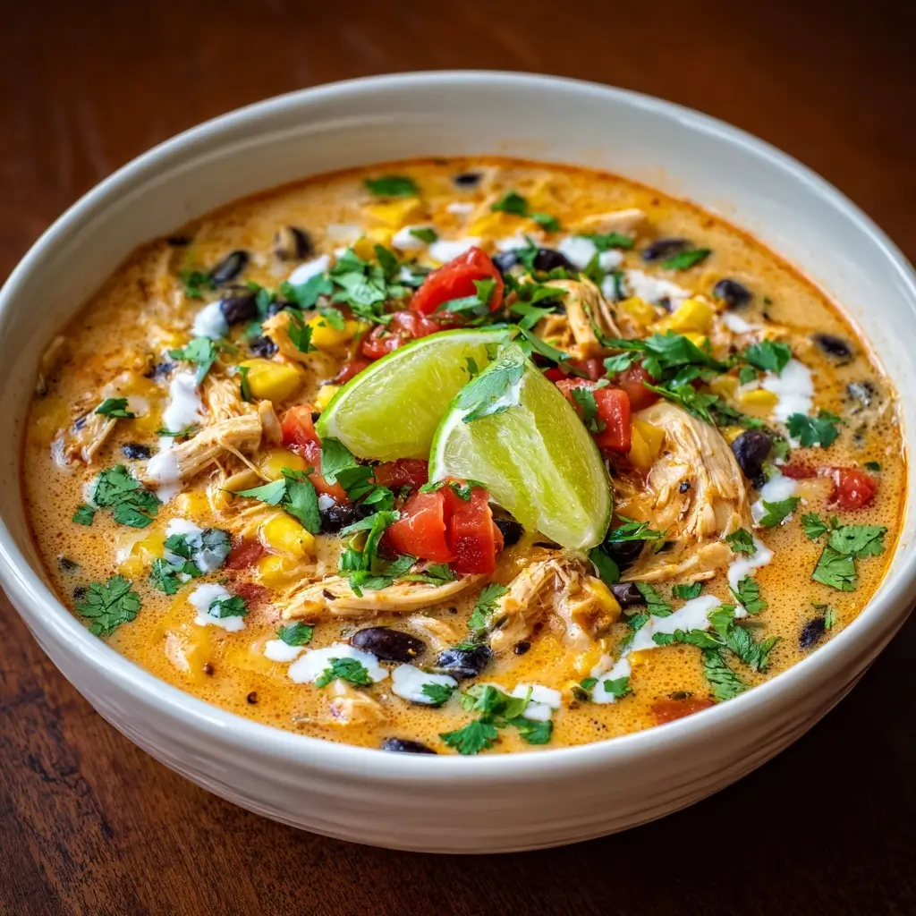 Creamy Chicken Enchilada Soup