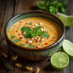 Creamy Peanut Thai Soup