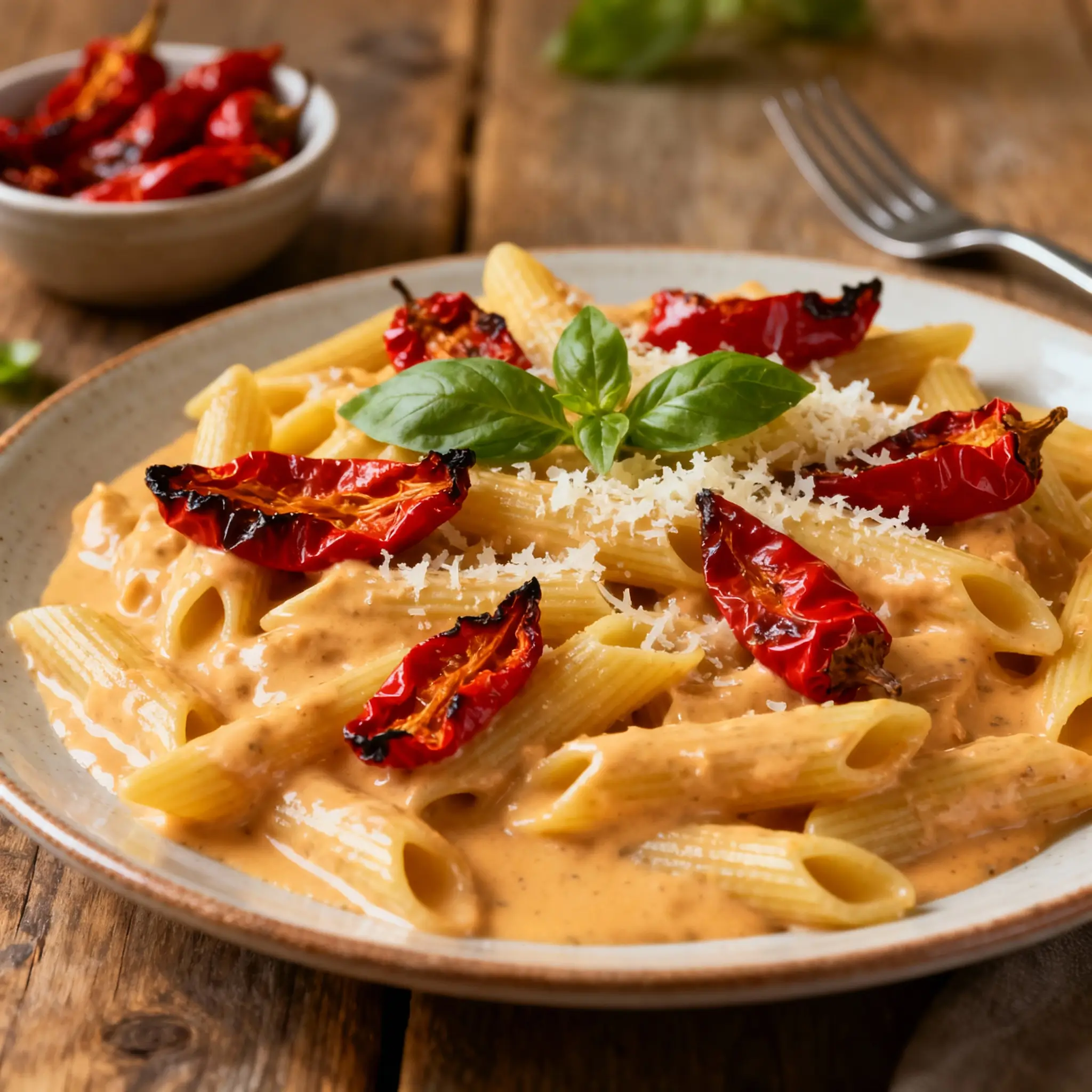 Creamy Roasted Red Pepper Pasta