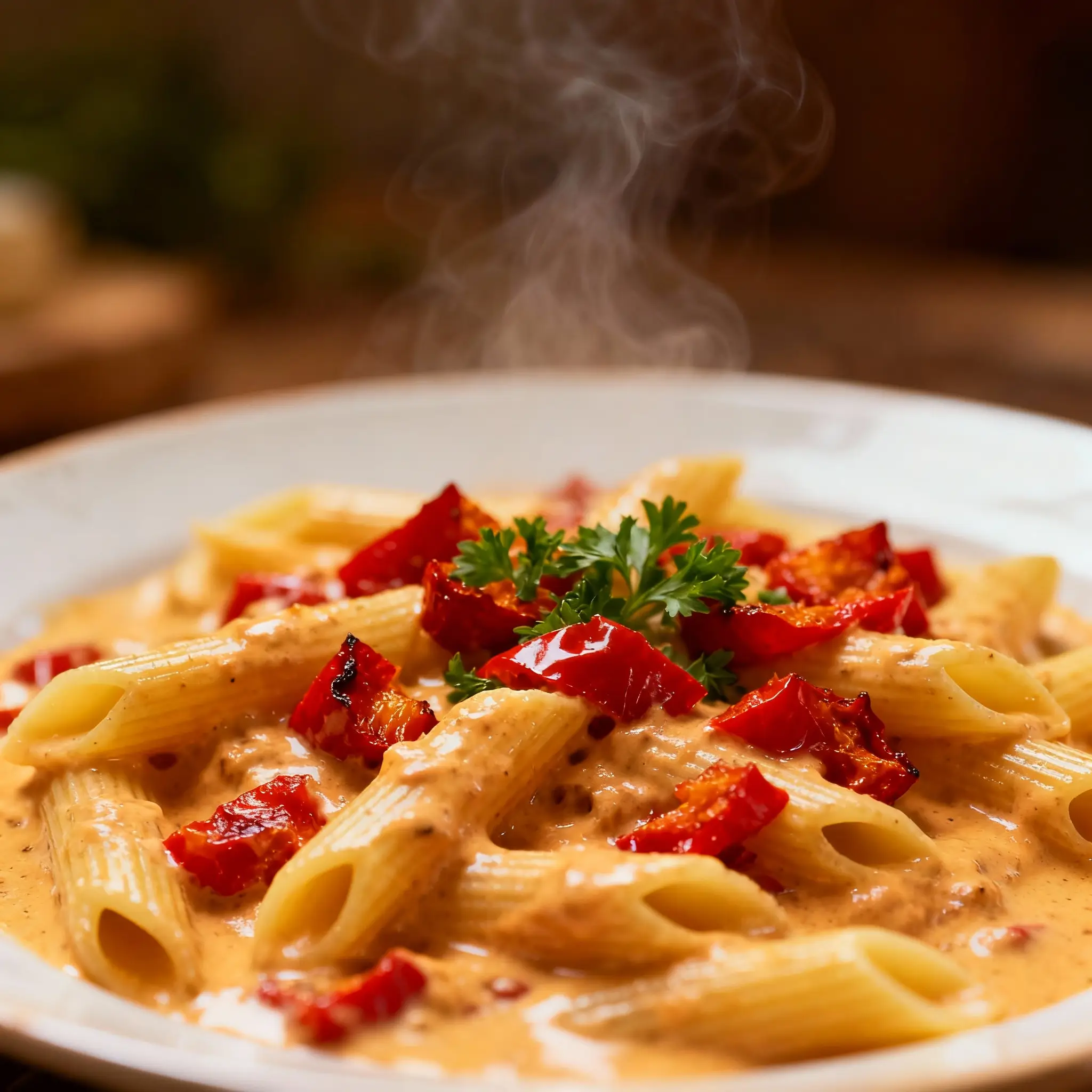 Creamy Roasted Red Pepper Pasta