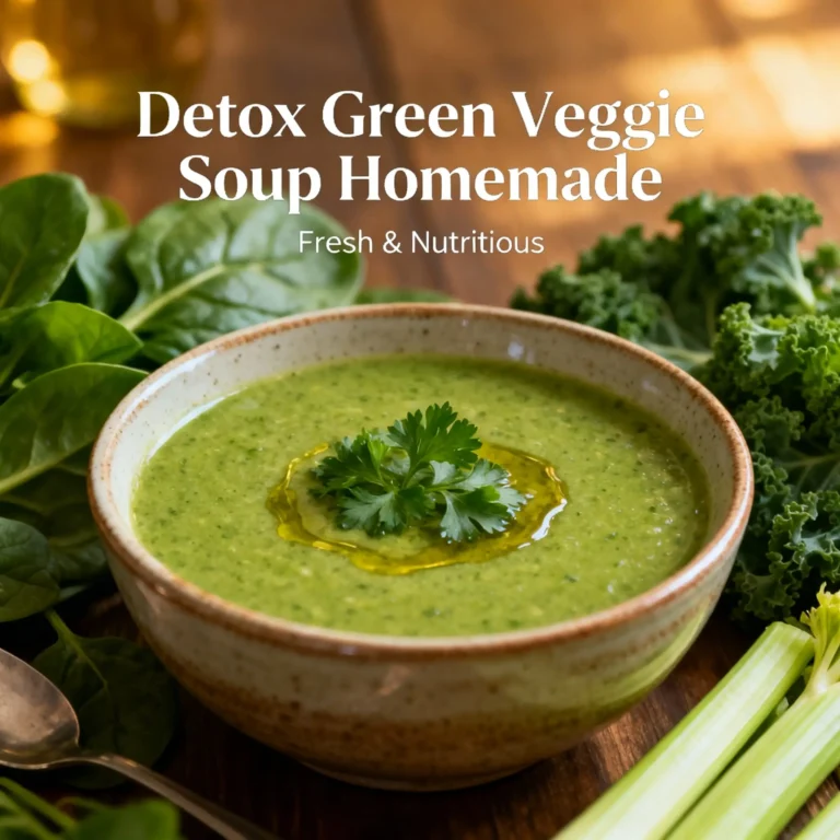 Detox Green Veggie Soup