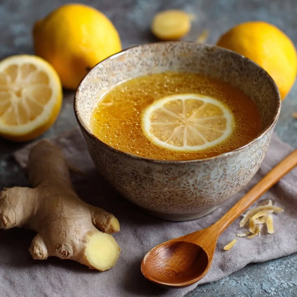 Lemon Ginger Immunity Soup