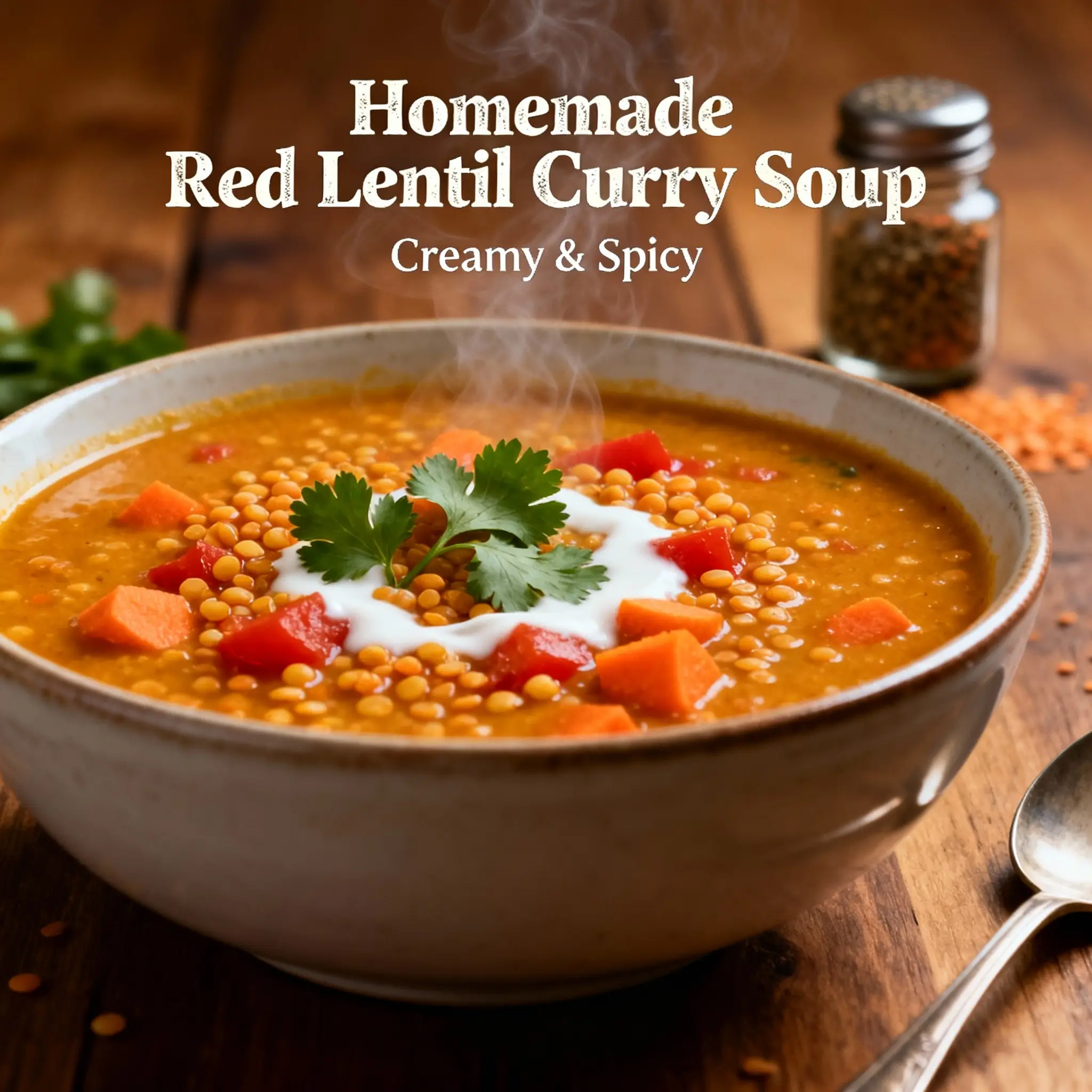 Red Lentil Curry Soup