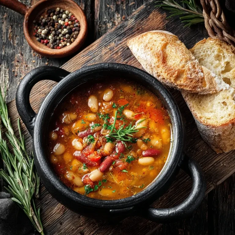 Rustic Farmhouse Bean Soup