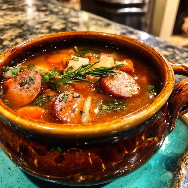Slow Cooker Kielbasa Soup