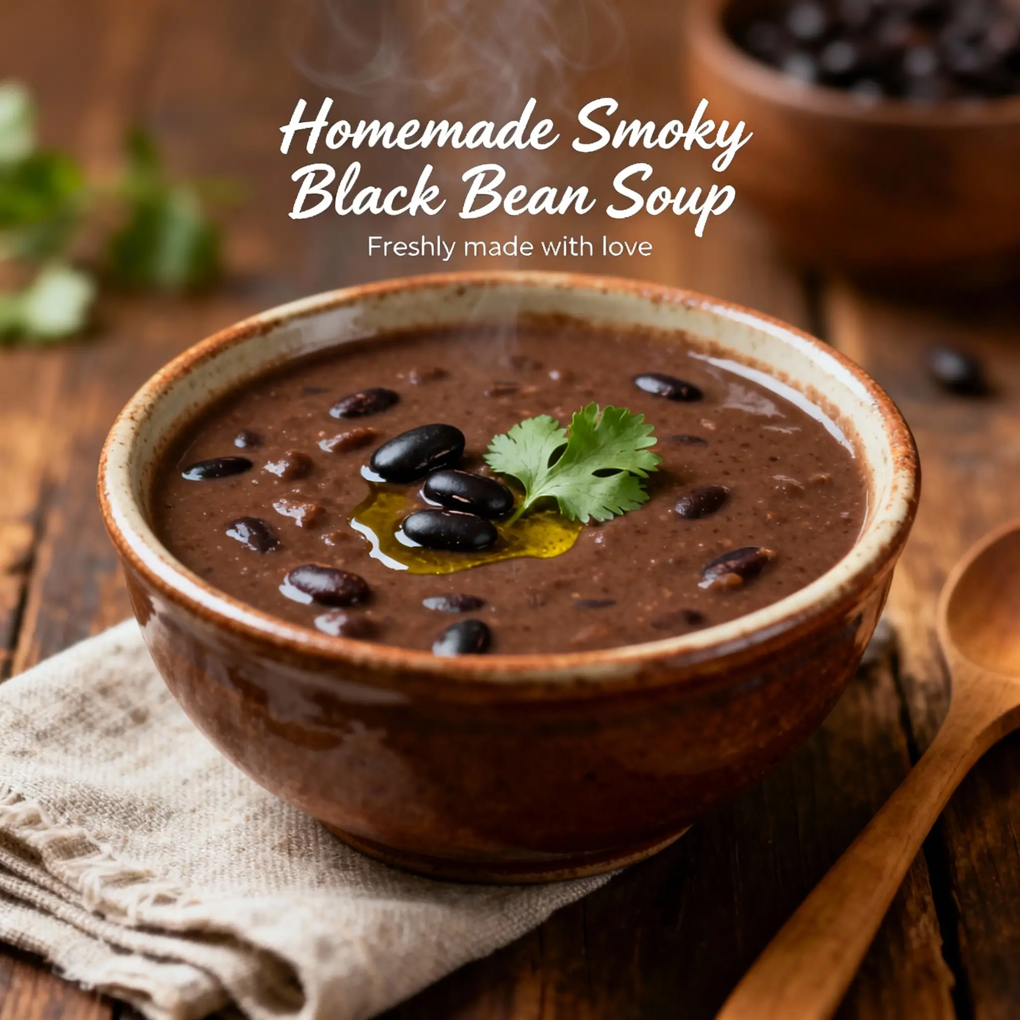 Smoky Black Bean Soup