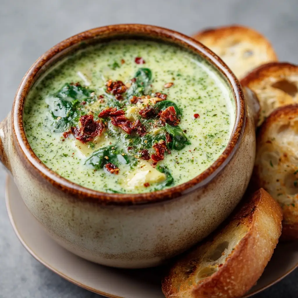 Spinach Artichoke Soup