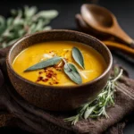 Velvety Pumpkin Sage Soup