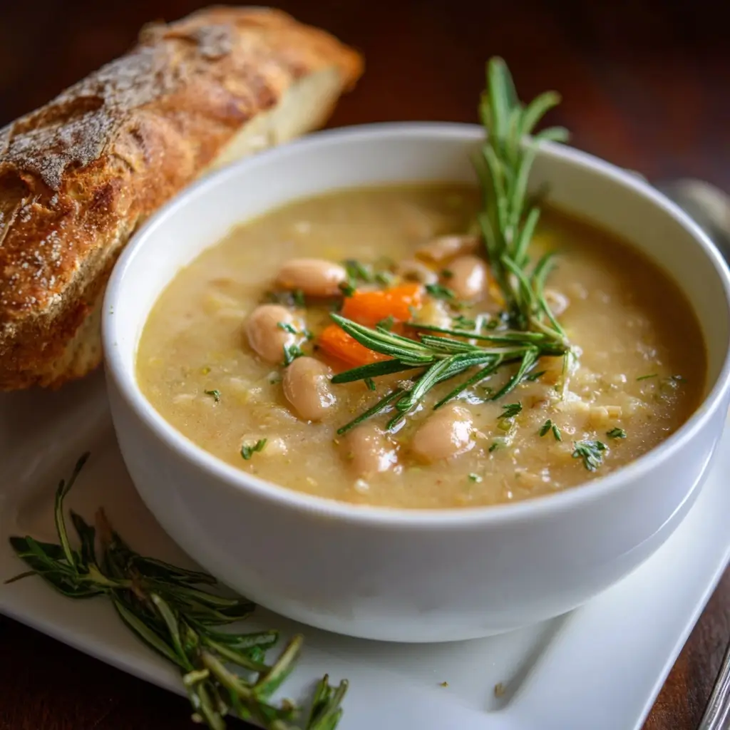White Bean Rosemary Soup