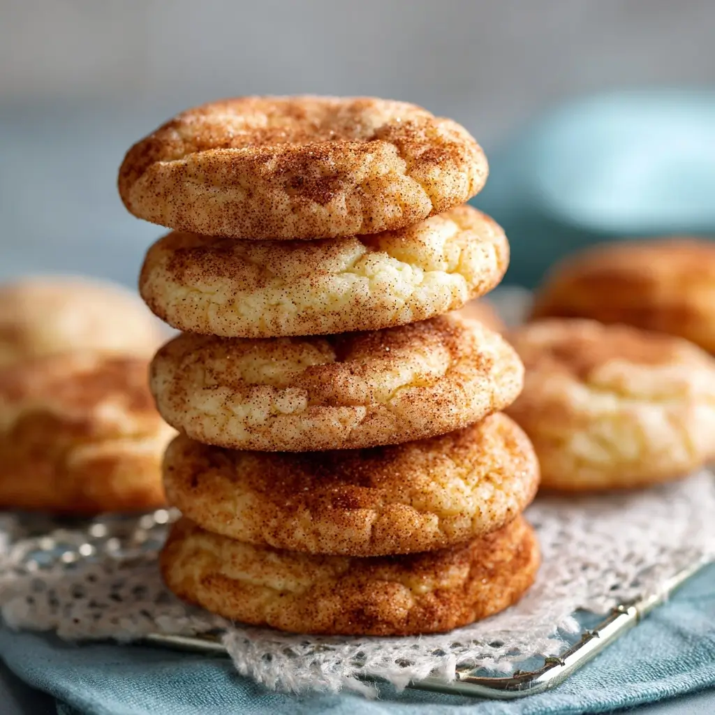 Chewy Snickerdoodle Cookies