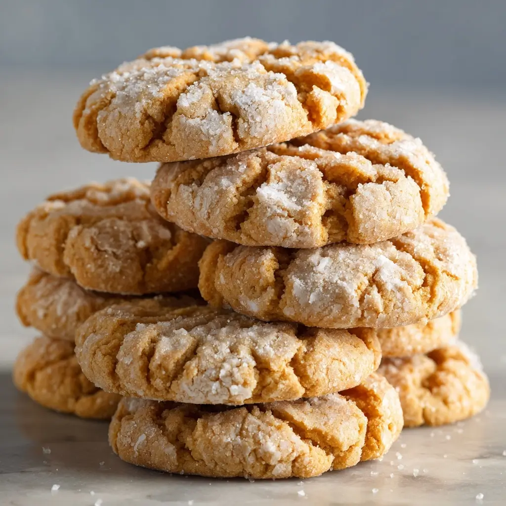 Crinkle Top Peanut Butter Cookies