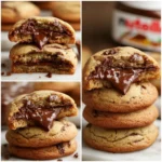 Nutella Stuffed Cookies