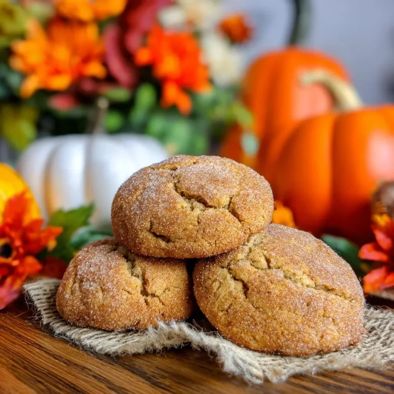 Pumpkin Snickerdoodle Cookies