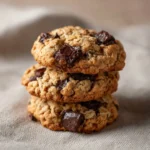 Thick Oatmeal Chocolate Cookies