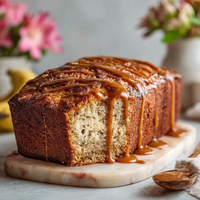 4-Ingredient Banana Bread Cake