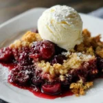 Cherry Dump Cake with a Butter Crust