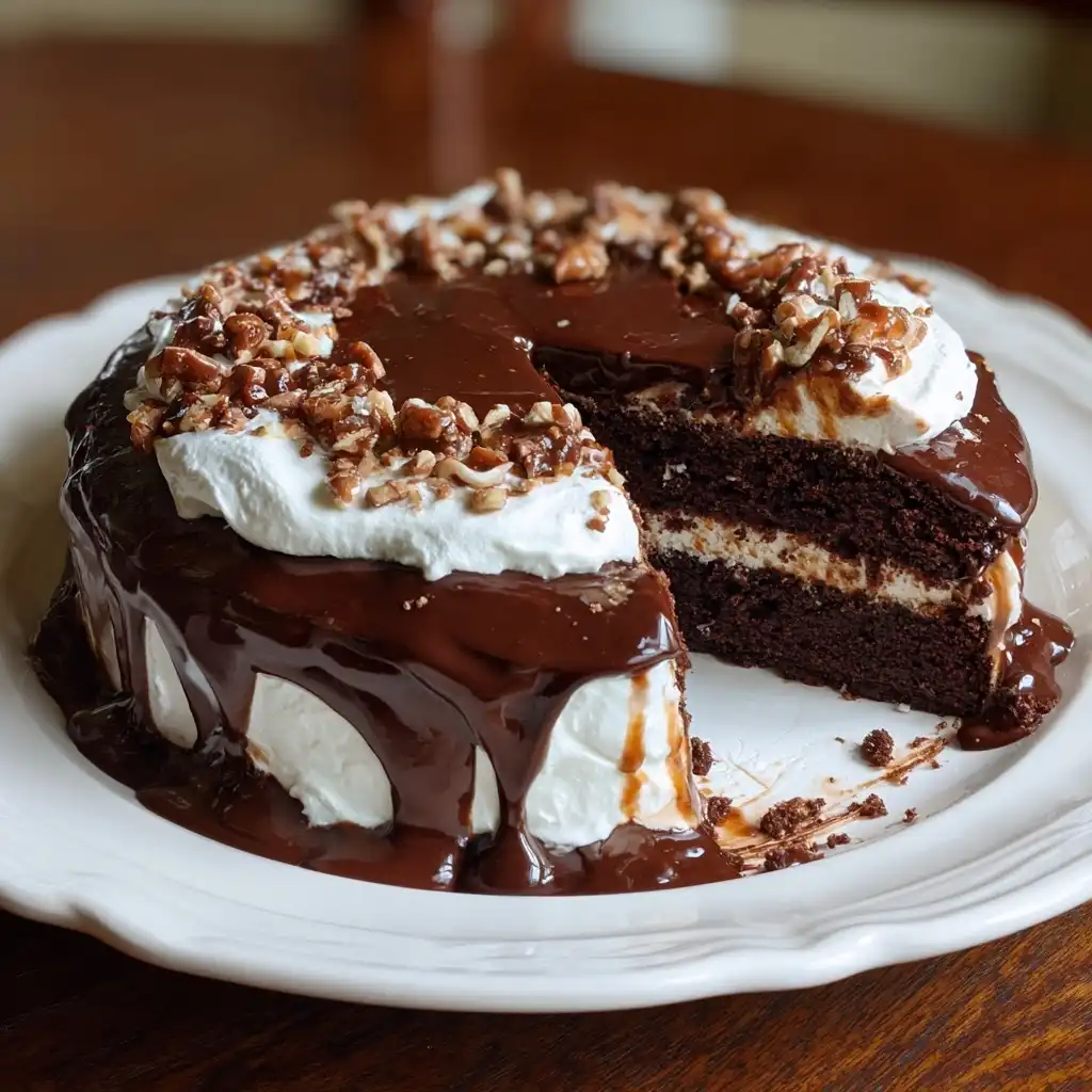 Mississippi Mud Cake (Chocolate Lovers Only)