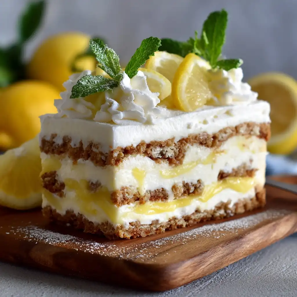 No-Bake Lemon Icebox Cake