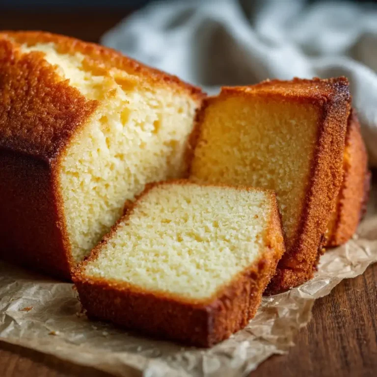 Old-Fashioned Sour Cream Pound Cake