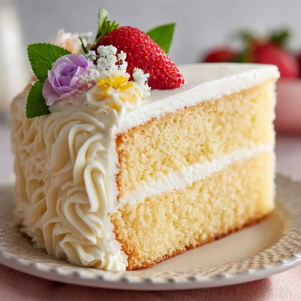 The Secret to Bakery-Style White Cake