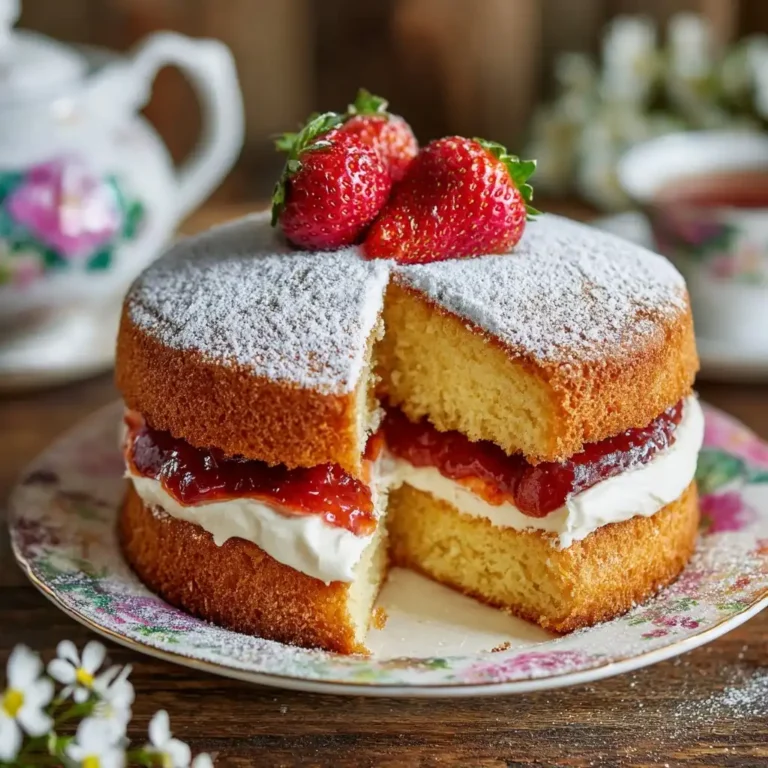 Traditional British Victoria Sponge