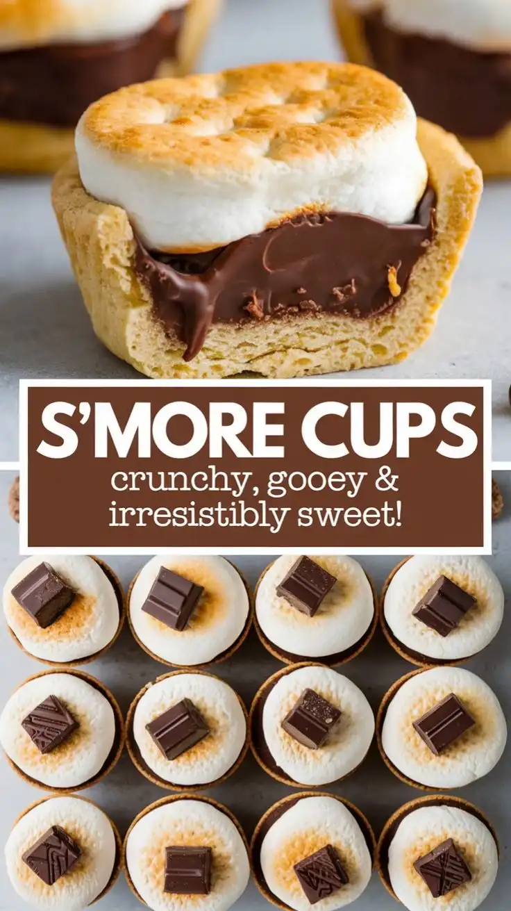S’more Cups – Crunchy, Gooey & Irresistibly Sweet!