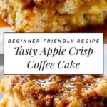 Super Easy Apple Crisp Coffee Cake