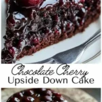 chocolate cherry upsid down cake
