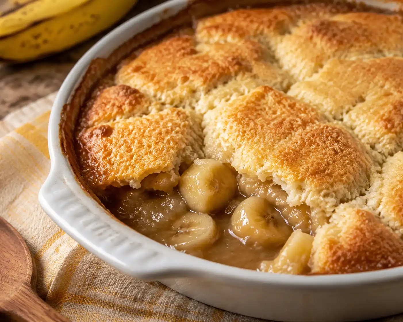 Southern banana cobbler