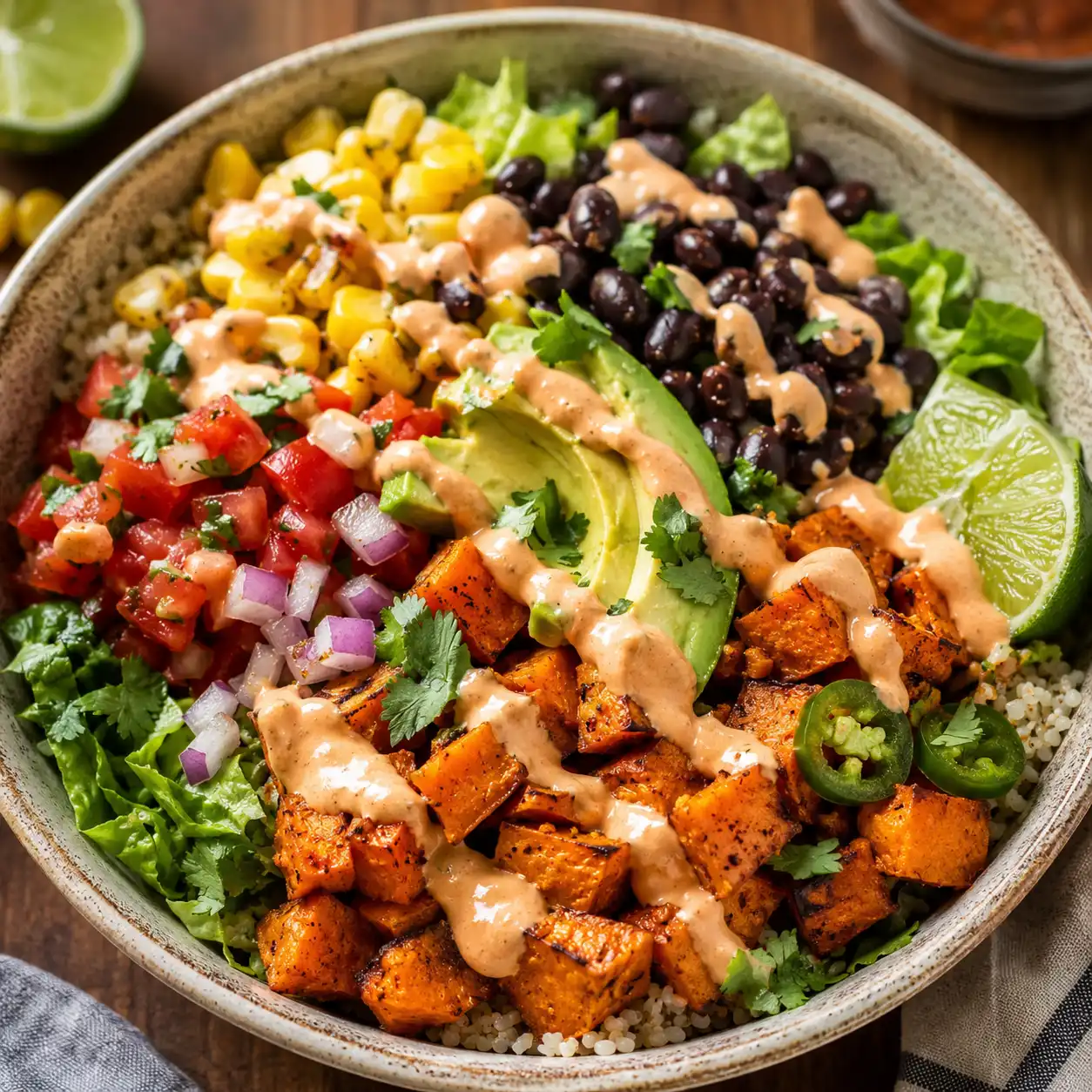 Sweet Potato Taco Bowl