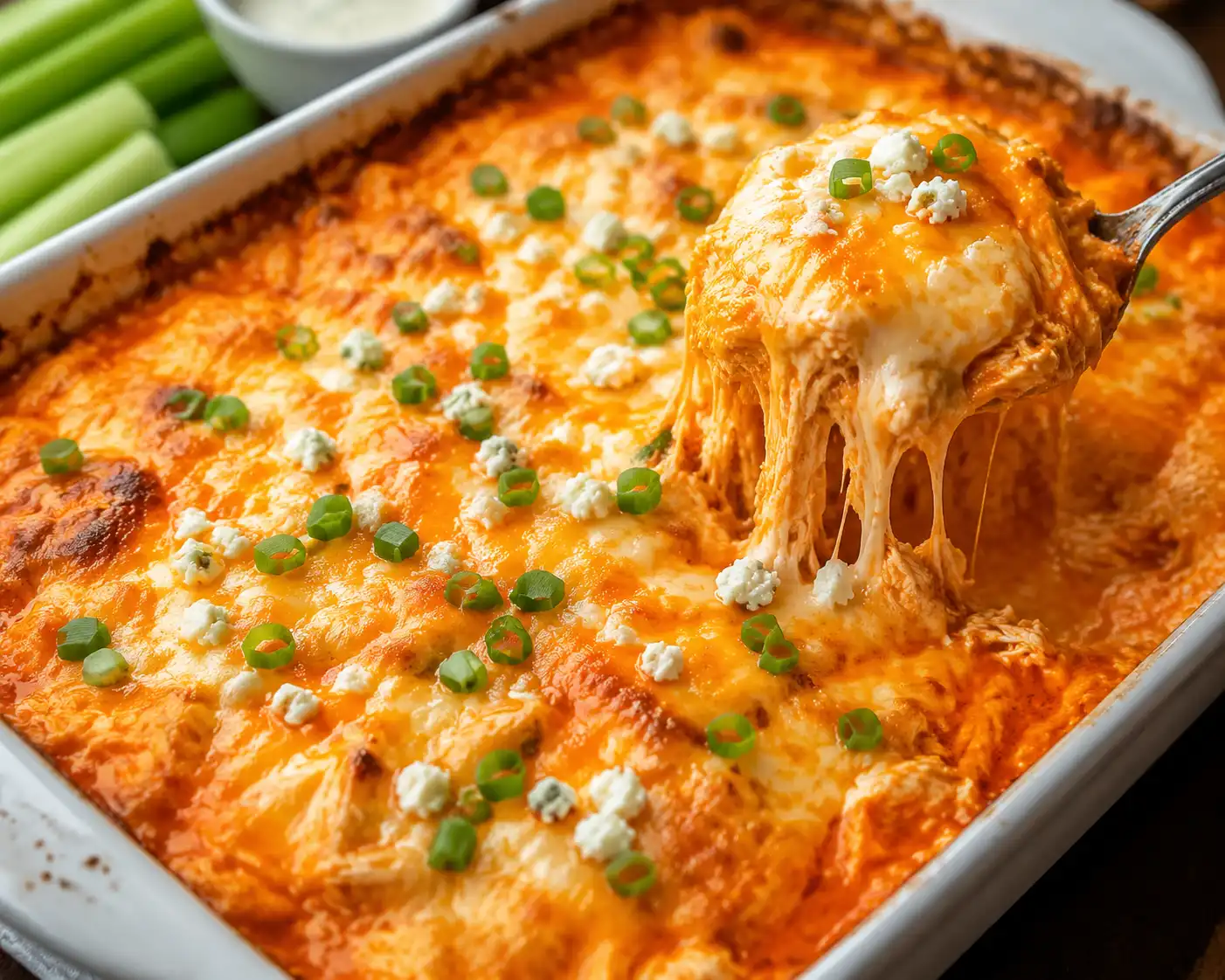 Ultimate Creamy Cheesy Buffalo Chicken Bake: The Best Spicy Comfort Food Delight!